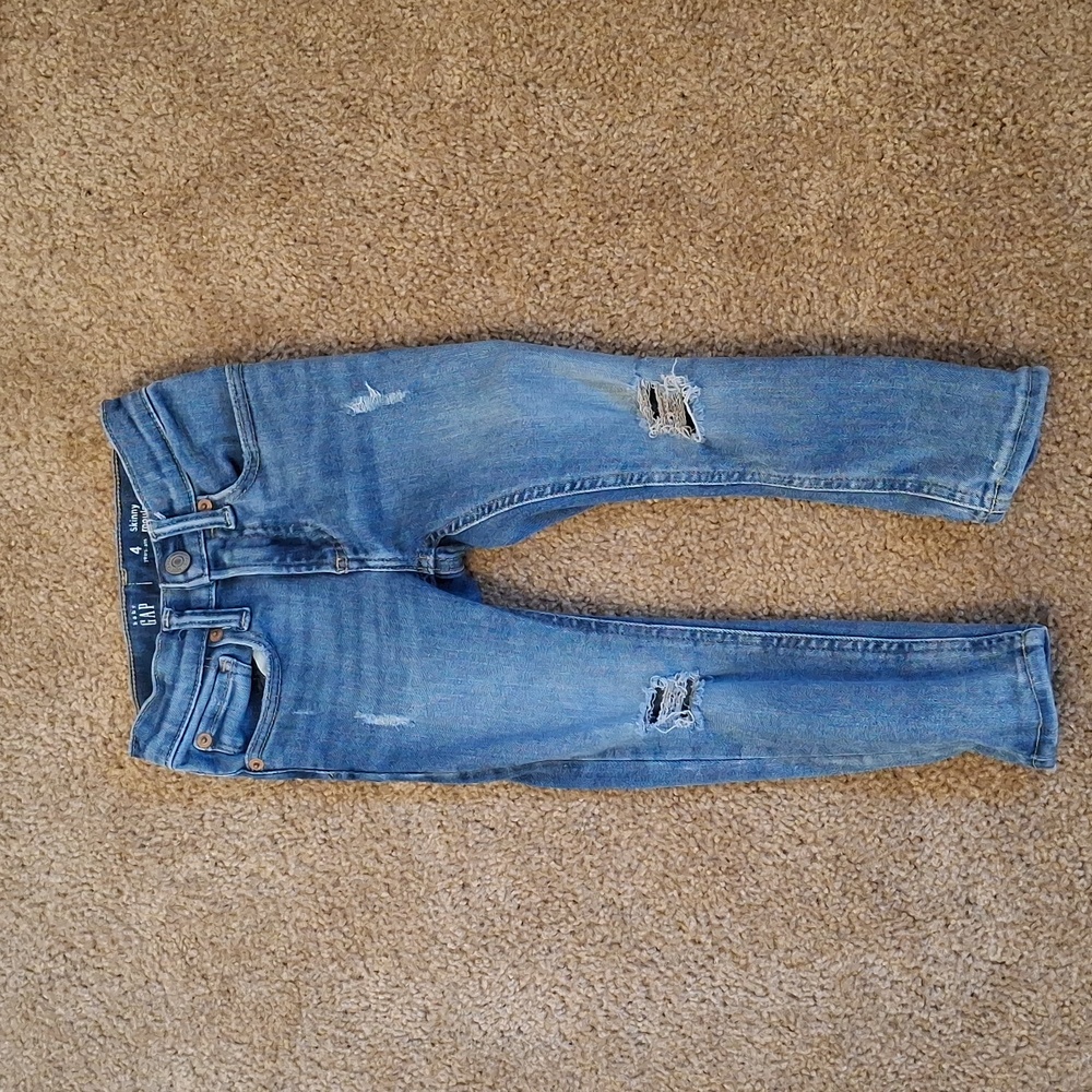 GAP Blue Skinny Jeans For Kids